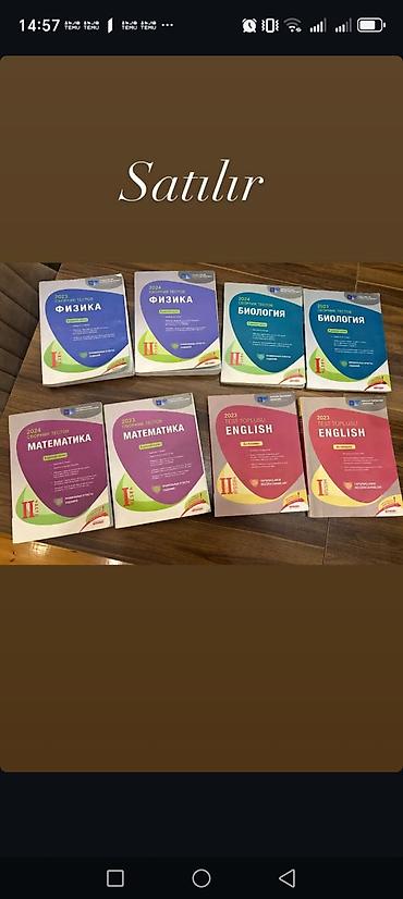 физика: Abituriyentlər üçün test topluları dəsti - Fənlər: Fizika (2 kitab) — 1