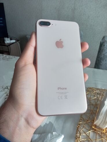 Apple iPhone: IPhone 8 Plus, 64 GB, Rose Gold, Barmaq izi, Simsiz şarj