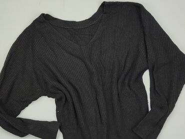 czarne bluzki z wiskozy: Sweter, 2XL (EU 44), condition - Very good