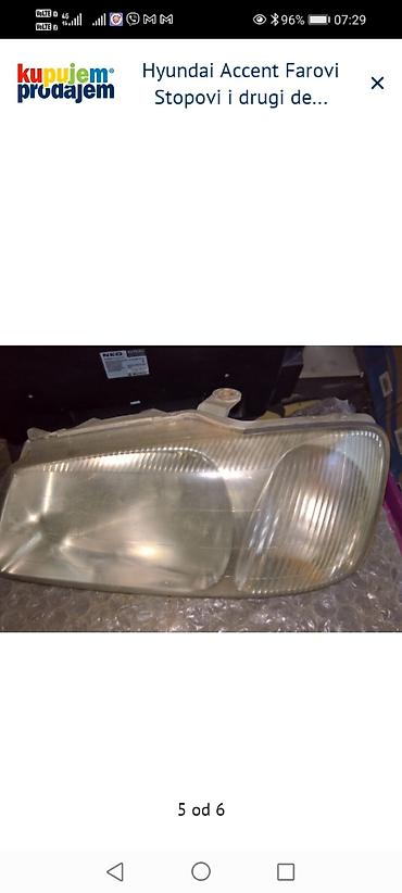 Tuning oprema: Hyundai branik – zadnji (sa reflektorom), siva/srebrna boja. - — 9