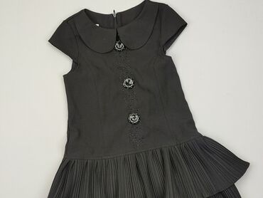 hm sukienka czarna: Sukienka, 10 lat, 134-140 cm, stan - Idealny