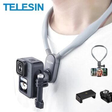 Digər foto və video aksesuarları: TELESIN boyun üçün stabilizasiya edilən kameraya/telefona asma qurğu