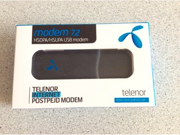 telenor: Telenor internet pripejd modem