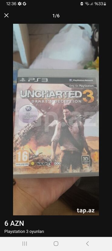 ps3 işlenmiş: Uncharted 4: A Thief's End, Macəra, İşlənmiş Disk, PS3 (Sony PlayStation 3), Ünvandan götürmə