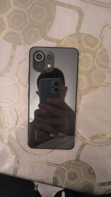telefon goranboy: Xiaomi Mi 11 Lite, 128 GB, rəng - Qara, 
 Sensor, Barmaq izi, İki sim kartlı