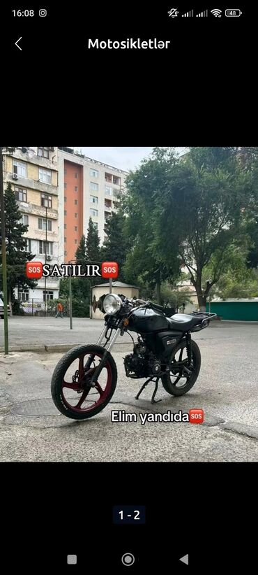 motosiklet moped: Tufan - M50, 80 sm3, 2023 il