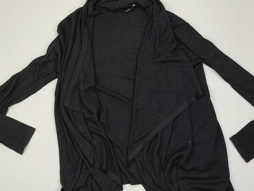 czarne t shirty w serek damskie: Kardigan, Top Secret, S, stan - Bardzo dobry
