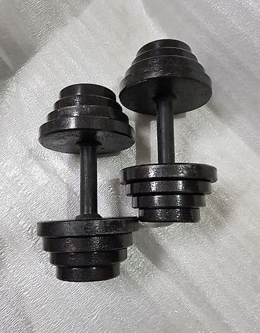 Гантели: Разборные Гантели 💪🏻 1кг=170сом ▫️разборные, железные (чугун) — 14