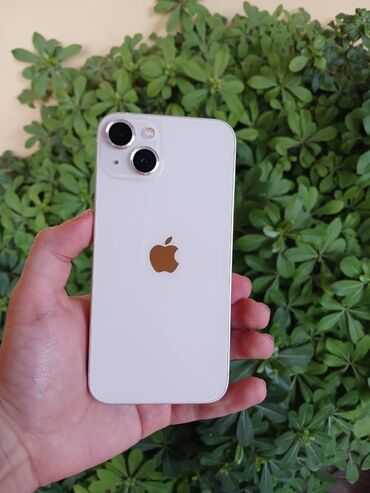 iphone x işlenmiş qiymeti: IPhone 13, 128 GB, Starlight, Barmaq izi, Simsiz şarj, Face ID