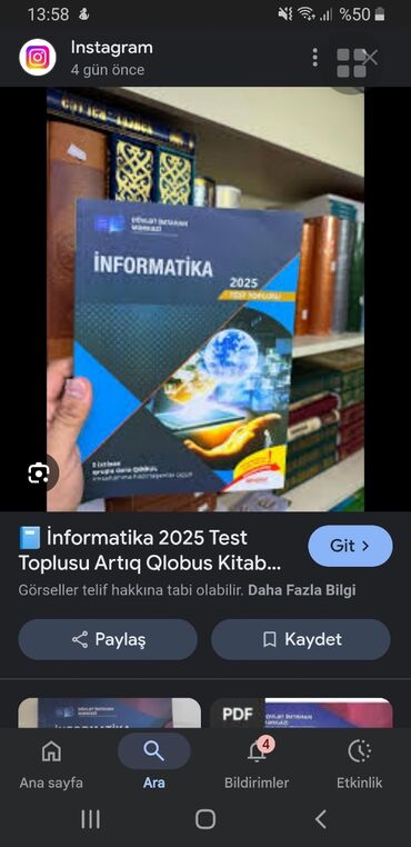 Seplər: İnformatika Testlər 10-cu sinif, DİM, 1-ci hissə, 2024 il