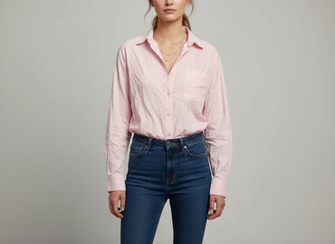 koszula z krytymi guzikami: Asos, Women`s shirt, size M