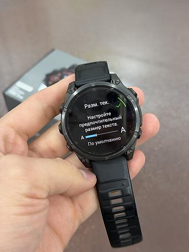 band 10: Garmin Fenix 8 47mm Amoled Sapphire В идеальном состоянии Полный — 6