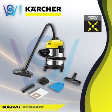 Пылесосы: Пылесос, Karcher, Паровая, Влажная, Смешанная, Фильтр для воды, Контейнер, Мешок — 8