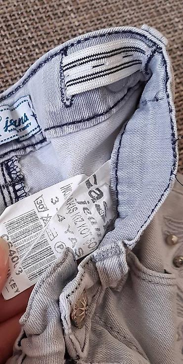 bama sandale: Dečije teksas šorts – Casi jeans - Model: svetlosivi džins šorts sa — 2