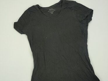 czarne t shirty z nadrukiem: T-shirt, Janina, M (EU 38), condition - Good