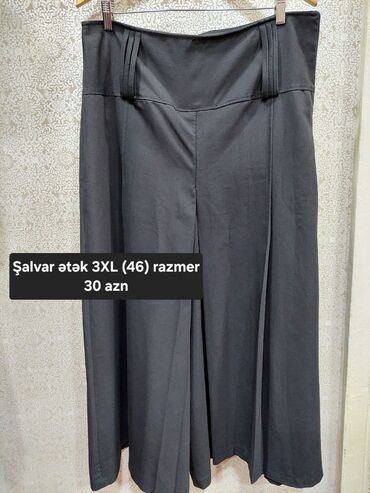 kastyum yubka: Şalvar, 3XL (EU 46), rəng - Qara