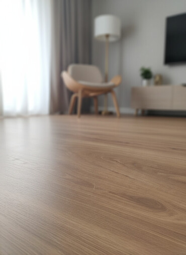 5x10 taxta qiymeti: Ağac naxışlı laminat panel - Təbii palıd tonlarında realist ağac