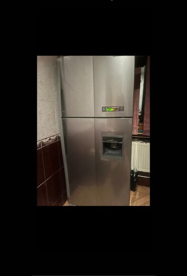 Mətbəx texnikası: İşlənmiş 2 qapılı Daewoo Soyuducu Satılır, rəng - Bej, Dolab içi