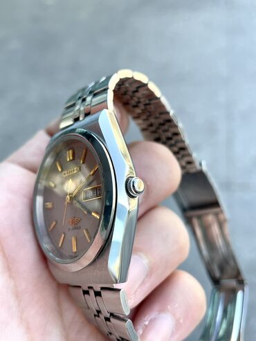 Qol saatları: İşlənmiş, Qol saatı, Orient, rəng - Boz — 6