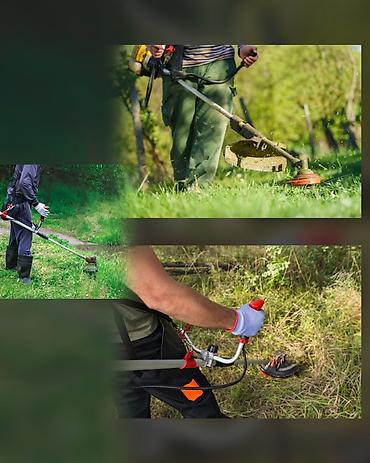 Ot biçini lazım olsa buyursun. Benzinli ot biçən/çiləyən trimmer