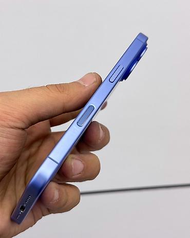 i3 4150: IPhone 16, Б/у, 128 ГБ, Синий, Защитное стекло, Чехол, Коробка, В рассрочку, 95 % — 5