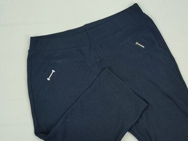 Women: Material trousers for women, size 3XL (EU 46)