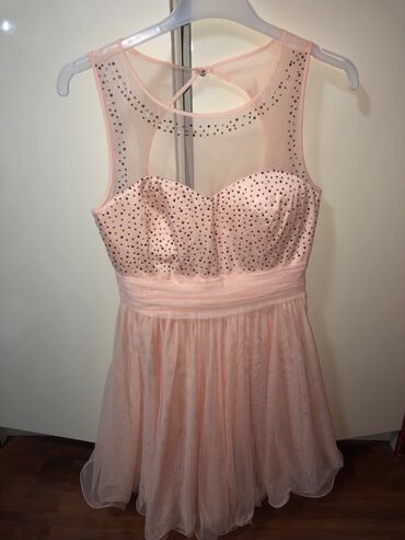 haljina sa resama zara: M (EU 38), bоја - Roze, Večernji, maturski, Na bretele