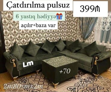Dolablar: Künc divan, Yeni, Açılan, Bazalı, Parça, Şəhərdaxili pulsuz çatdırılma