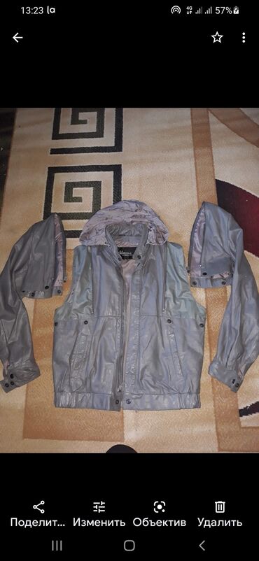 безрукавку in Кыргызстан | ЖИЛЕТКИ: Продаю кожанную куртку. Размер 48-50.Куртка трансформер .Можно носить
