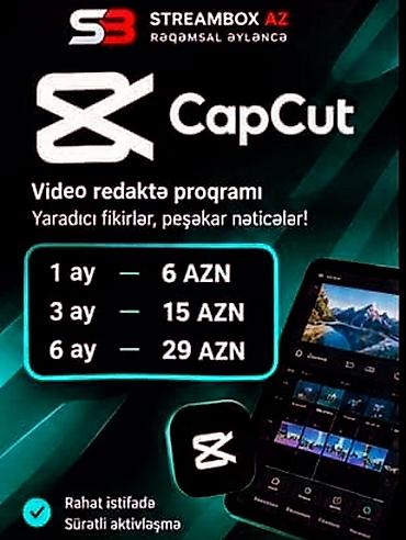 ПО для бизнеса: CapCut – video redaktə proqramı abunəliyi - Yaradıcı fikirlər — 1