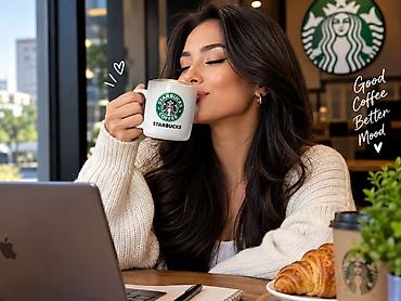 кофе старбакс: Кружка Starbucks, керамическая, около 350 мл - Материал — 3