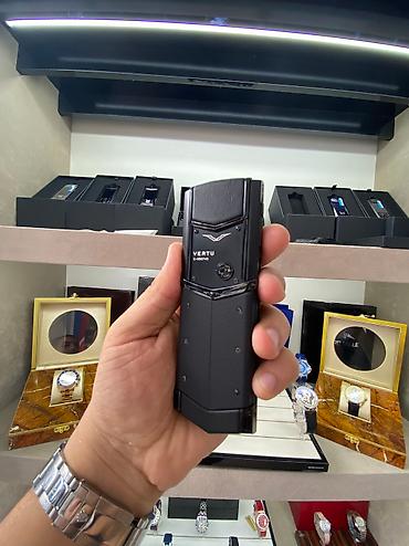 butun telefonlar: Vertu Signature PureBlack Premium class Kredit Tek Sexsiyyet — 1