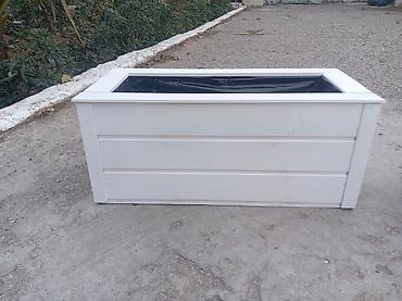 Bitkilər üçün dibçəklər: 100x30x35 olan dipcəkler Gulun hundurluyu 60-70sm Torfu və əkilməsi — 9