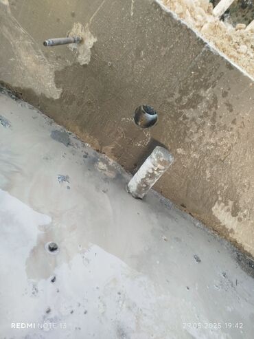 Beton işləri: Səssiz tozsuz səliqəli kəsim. Beton katlavan monolit kubik — 18