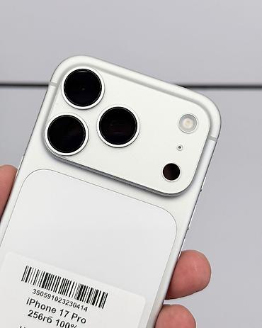 Apple iPhone: IPhone 17 Pro, Б/у, 256 ГБ, Белый, Защитное стекло, Чехол, Кабель, В рассрочку, 100 % at lalafo.kg — 4 Apple iPhone: IPhone 17 Pro, Б/у, 256 ГБ, Белый, Защитное стекло, Чехол, Кабель, В рассрочку, 100 % — 4