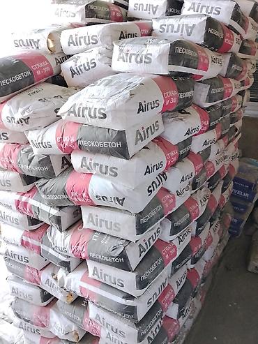 пескобетон: Пескобетон Airus М300 для стяжки, фасовка по 25 кг. - Назначение — 2