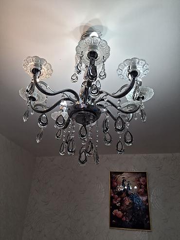 led cılcıraq: Led Çılçıraq, 4 və daha çox lampa, Xrustal — 2
