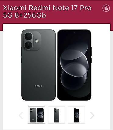 redmi 10x: Xiaomi Redmi Note 17 Pro 5G (8+256Gb) 20 . 000 сом - Память: 8 ГБ — 1
