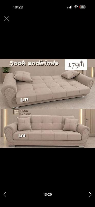 divan ustu ortukler instagram: Bej rəngli çevrilən divan – Plus Group dizaynı - 3 yerlik rahat — 1
