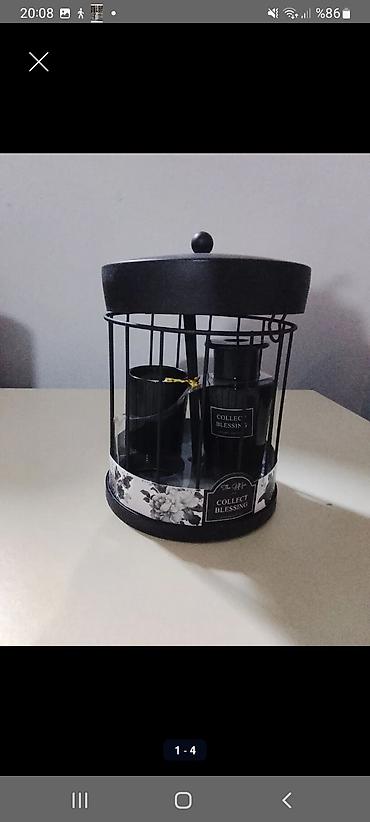 smok novo eco: “Collect Blessing” aromaterapi dəsti - Qara metal qəfəs formalı — 2