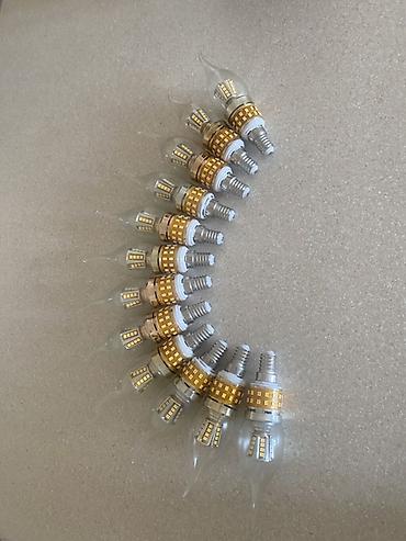 LED lampalar: LED şam tipli lampalar dəsti 12 ədəd 1 ədədi 2 azn - Patron: E14 — 1
