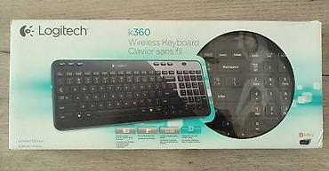 komputer aksesuar: Logitech K360 simsiz klaviatura. 95 man İrsaddan alınıb, tam saz — 1