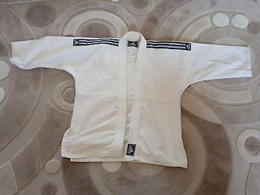 prokat paltar: Judo/ciyu-citsu kimono üst geyimi (gi) – ağ rəngdə. Ön və arxa — 1