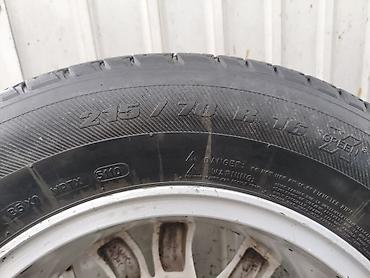 диски на авто: Колеса в сборе 215 / 70 / R 16, Лето, Б/у, Комплект, Литые, отверстий - 5 — 5