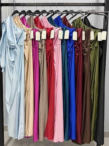 Haljine: ✅Elegantna jednoramena midi/duga haljina sa čvor-naborima ✅2700 din S — 9