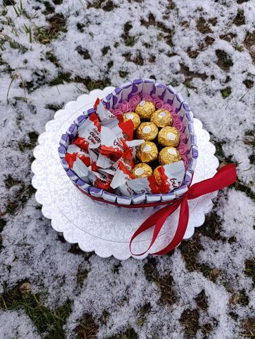 Konditorski proizvodi, slatkiši: Ručno izrađene slatke korpe/torte od čokoladica – idealne za — 27