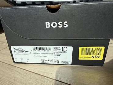 Мужская обувь: Кроссовки BOSS Jonah Runn Meth - Бренд: BOSS (Hugo Boss) - Модель — 2