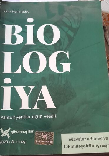 abituriyent jurnali 2024 pdf: Biologiya abituriyentlər üçün dərs vəsaiti