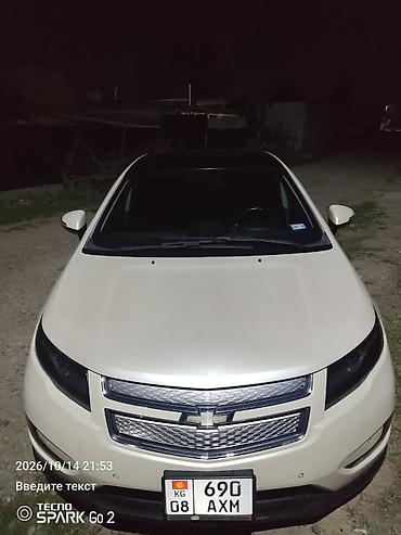 Унаа: Chevrolet Volt: 2011 г., 1.5 л, Гибрид, Хетчбек — 5