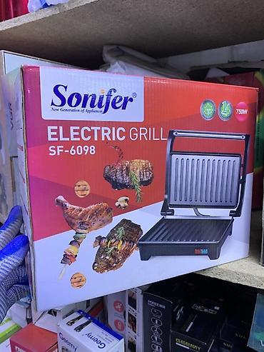 Электрогрили: Электрический гриль Sonifer SF-6098 - Тип: контактный электрогриль с — 1